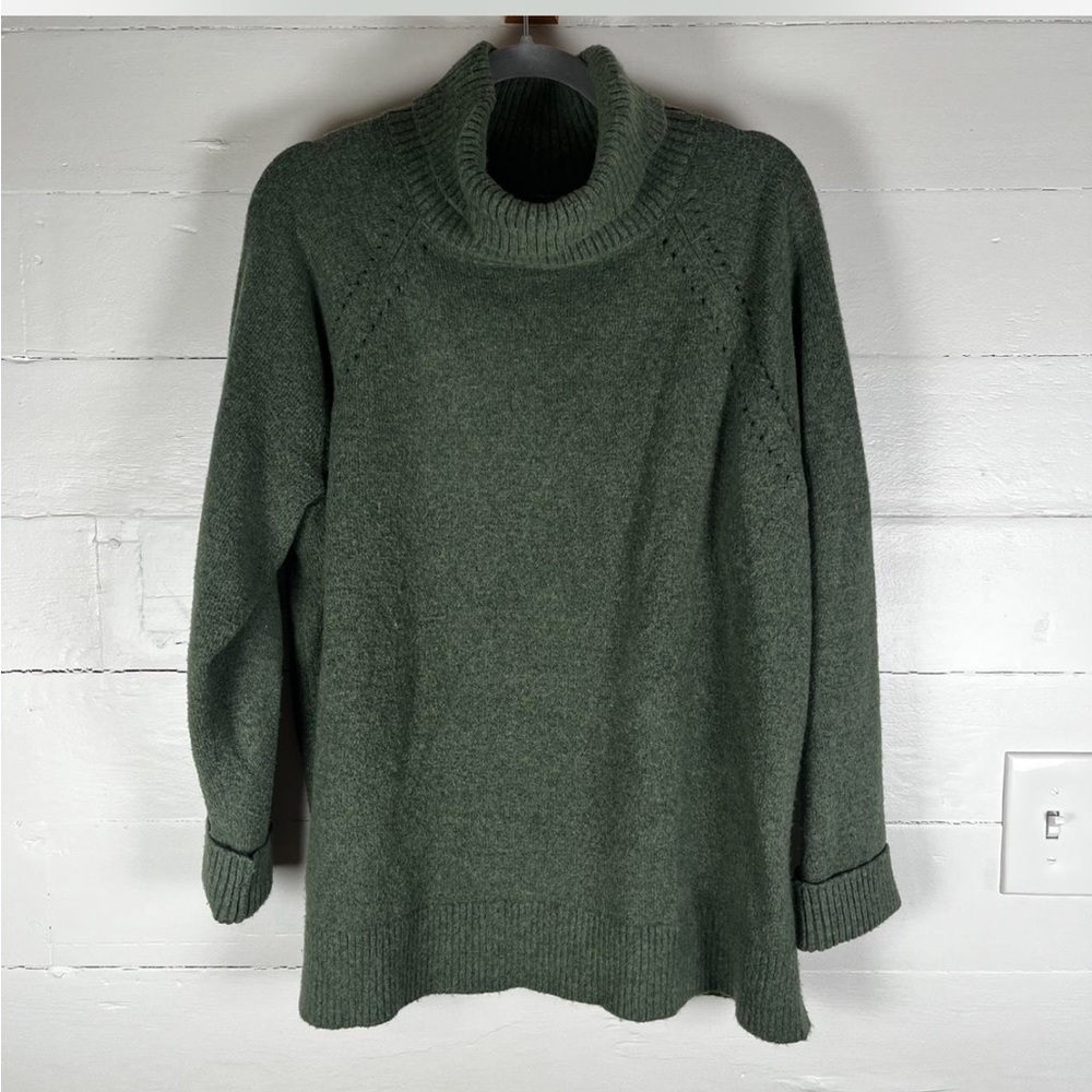 Sage green GAP turtleneck